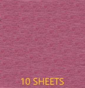 CREPE PAPER PACK OF 10 SHEETS 78X19IN - BRIGHT PINK EA - Alamo Fiesta