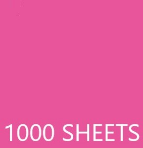 TISSUE PAPER CASE- 1000 SHEETS 19.68X29.56IN - PINK CASE