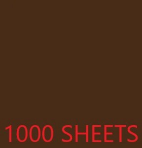 TISSUE PAPER CASE- 1000 SHEETS 19.68X29.56IN - BROWN CASE
