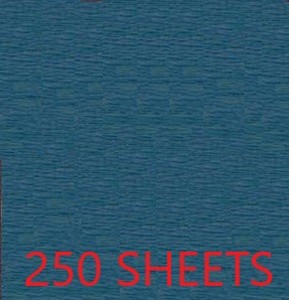 CREPE PAPER CASE OF 250 SHEETS 78X19IN - COBALT BLUE EA