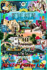 2025 POSTER OFFICIAL FIESTA 36 X 24IN LRG